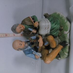 Vibrant Green and Blue Decor Accent Sculpture